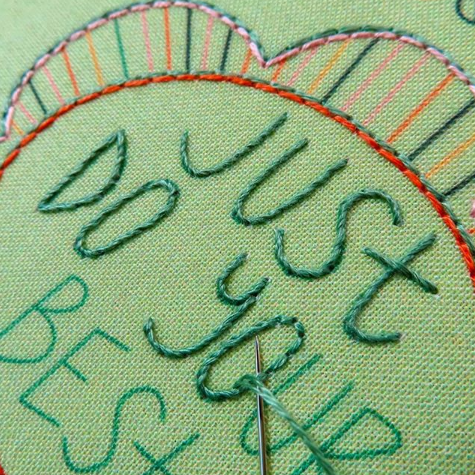 just do your best embroidery kit [last chance!]