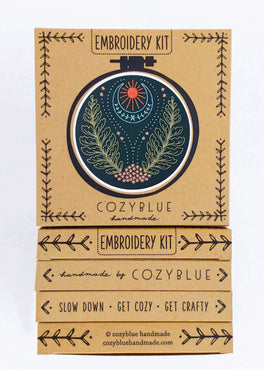 blue moon embroidery kit