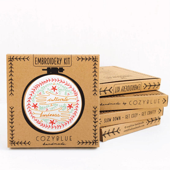 cultivate kindness embroidery kit [last chance!]