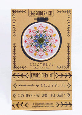 market day embroidery kit