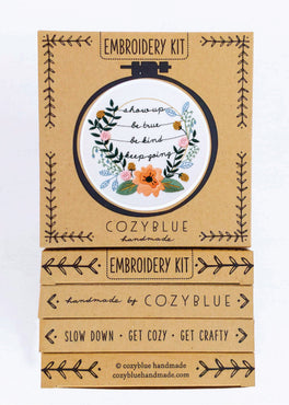 show up embroidery kit