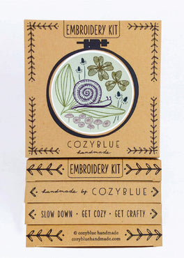 slow + steady embroidery kit