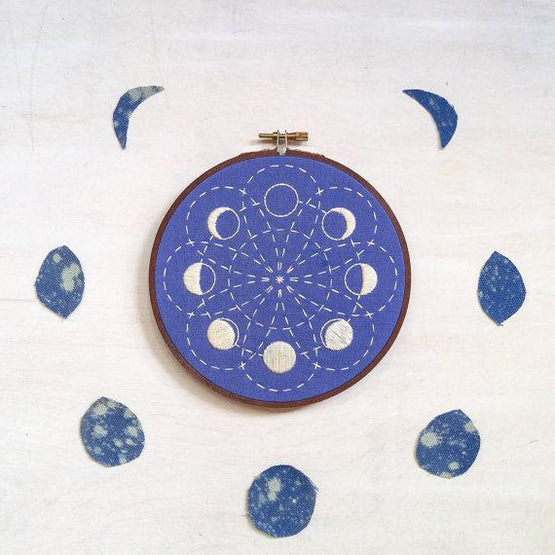 lunar blossom PDF embroidery pattern