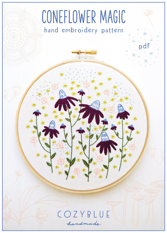 coneflower magic PDF pattern