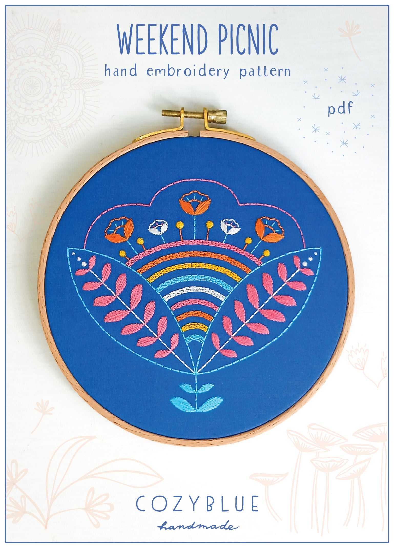 Pattern Weekend weekend picnic PDF pattern β cozyblue