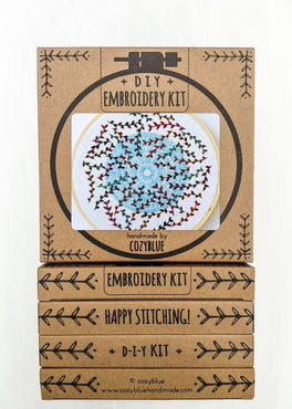 sky song embroidery kit [last chance!]