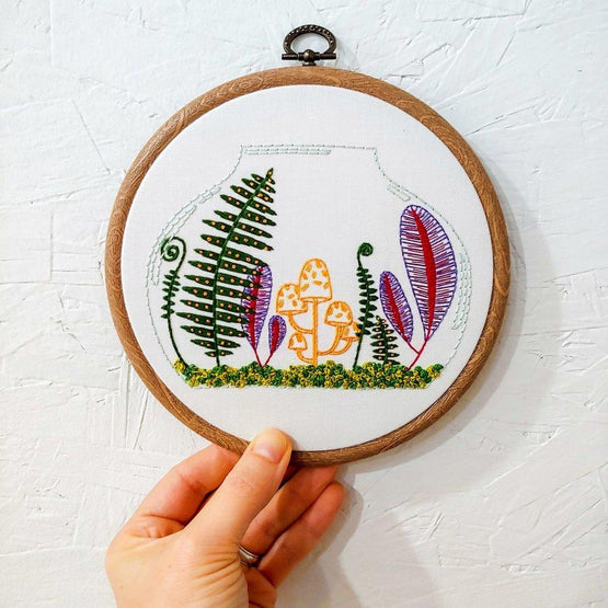 terrarium embroidery kit [last chance!]