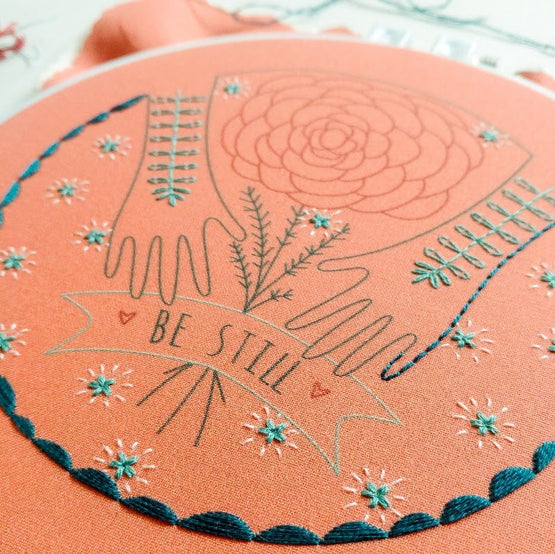 be still embroidery kit [last chance!]